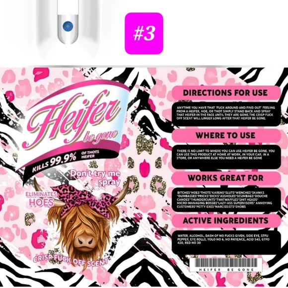 Heifer Be Gone 20 oz Tumbler - Picture 6 of 9